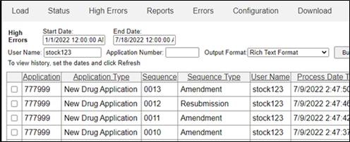 Validate_High_Error_Log