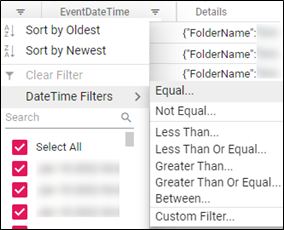 DateTimeFilters