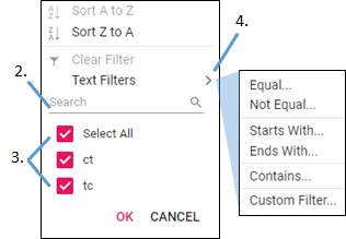 FilterTable
