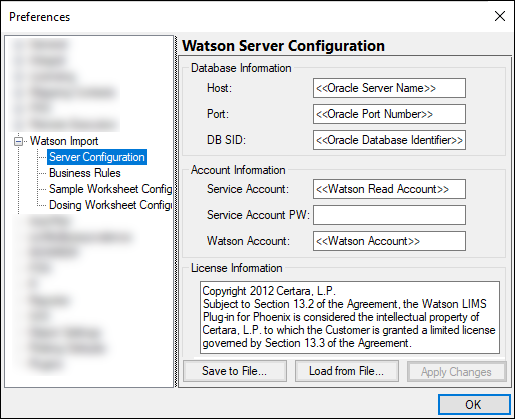 Watson_Server_Config