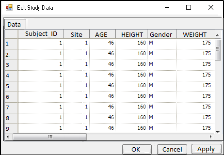 EditStudyData