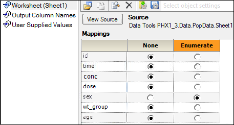 EnumerateWorksheet