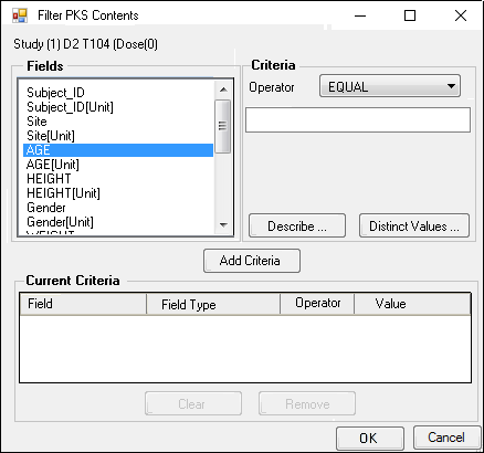 FilterPKSContentsinView