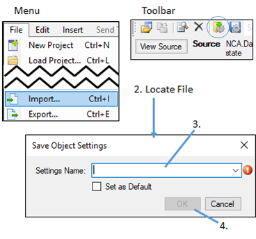 ImportObjectSettings