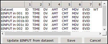 CompareDatasetVSINPUT