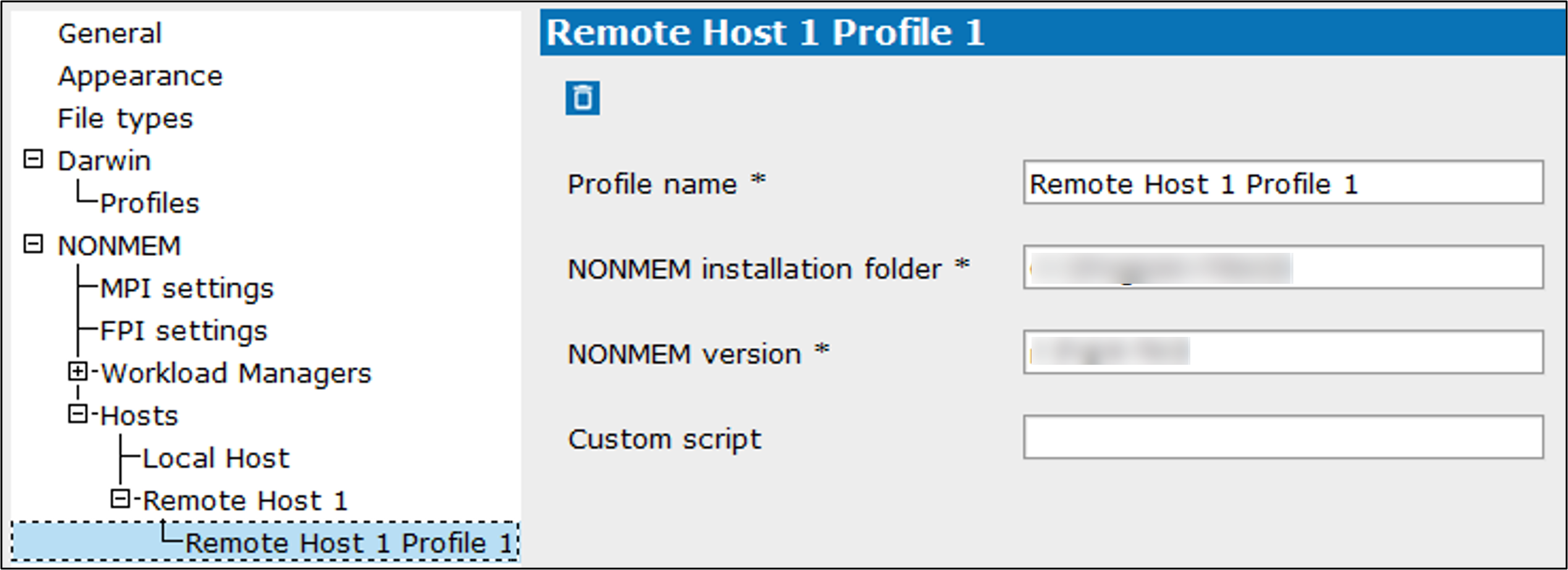 RemoteHostProfile