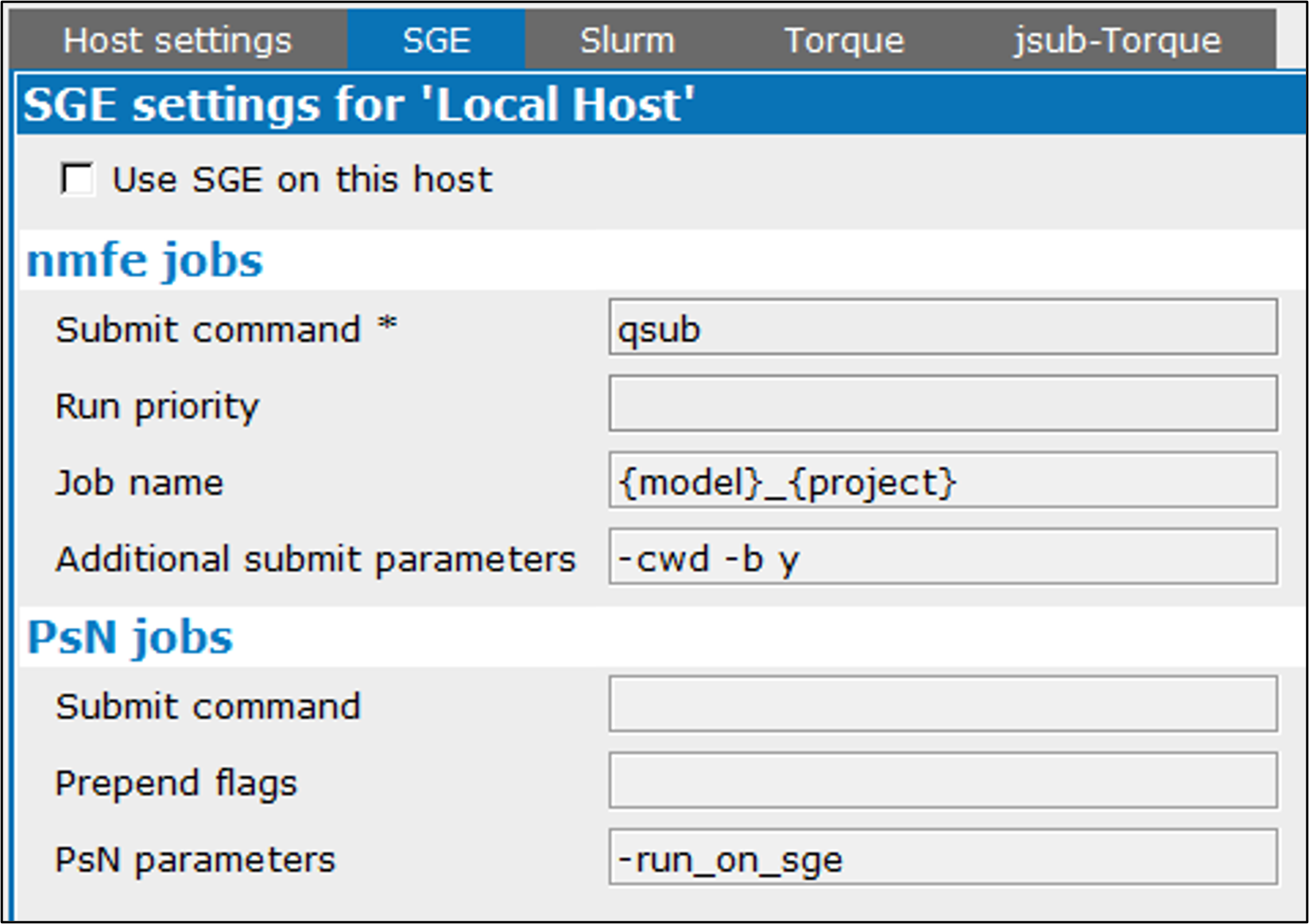 SGE_LocalHost